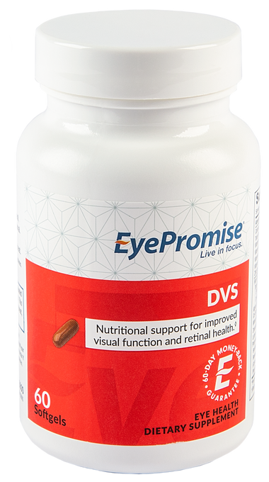 EyePromise DVS is an eye vitamin designed to support and enhance vision for people with blood sugar control issues and other vascular health concerns.