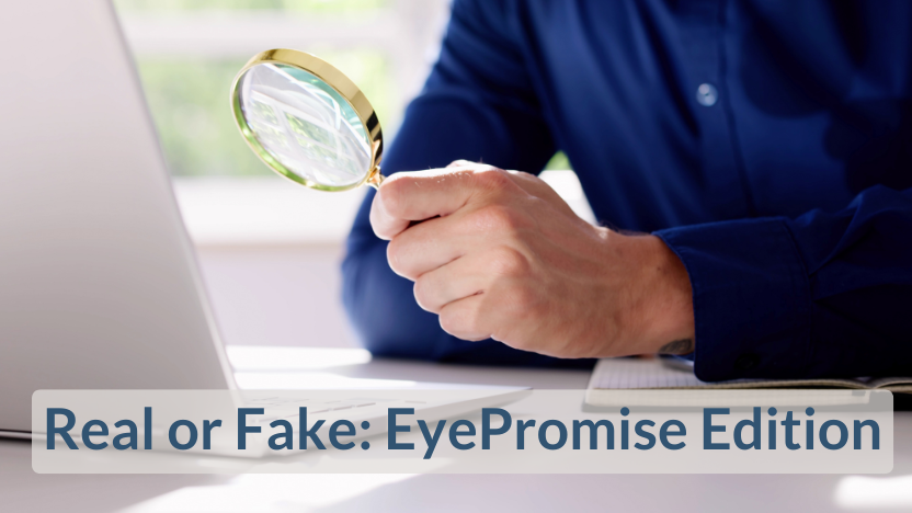 Is This the EyePromise® I Trust? Is This the EyePromise® I Trust?