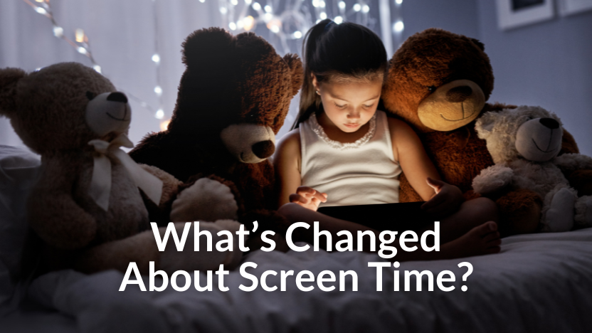 Screen Time: Then vs. Now Screen Time: Then vs. Now
