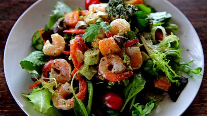 Shrimp & Roasted Vegetable Salad Shrimp & Roasted Vegetable Salad