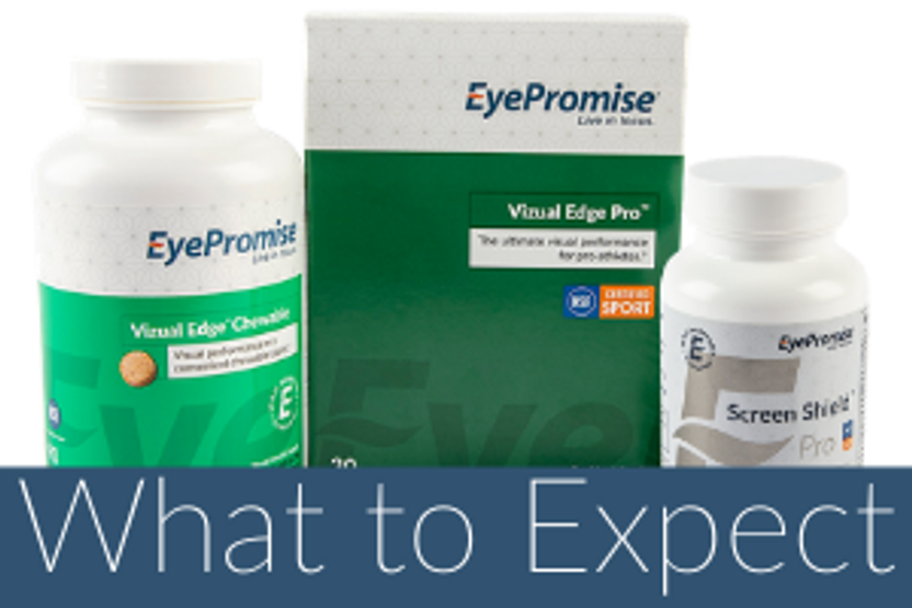 What to Expect With EyePromise® Performance Vitamins What to Expect With EyePromise® Performance Vitamins