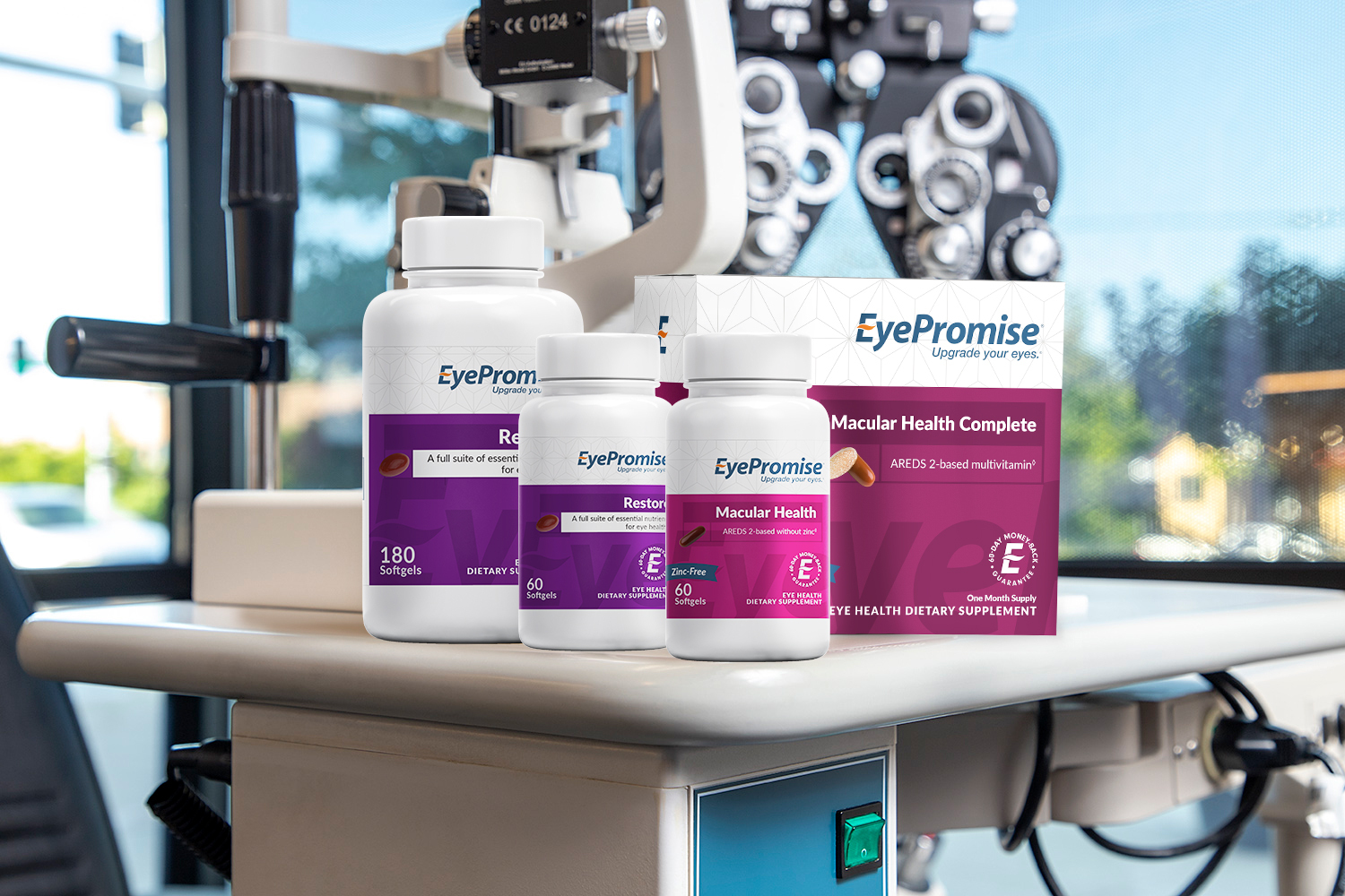 The EyePromise Restore line is the most innovative eye health nutraceutical line for your patients with age-related eye health issues.