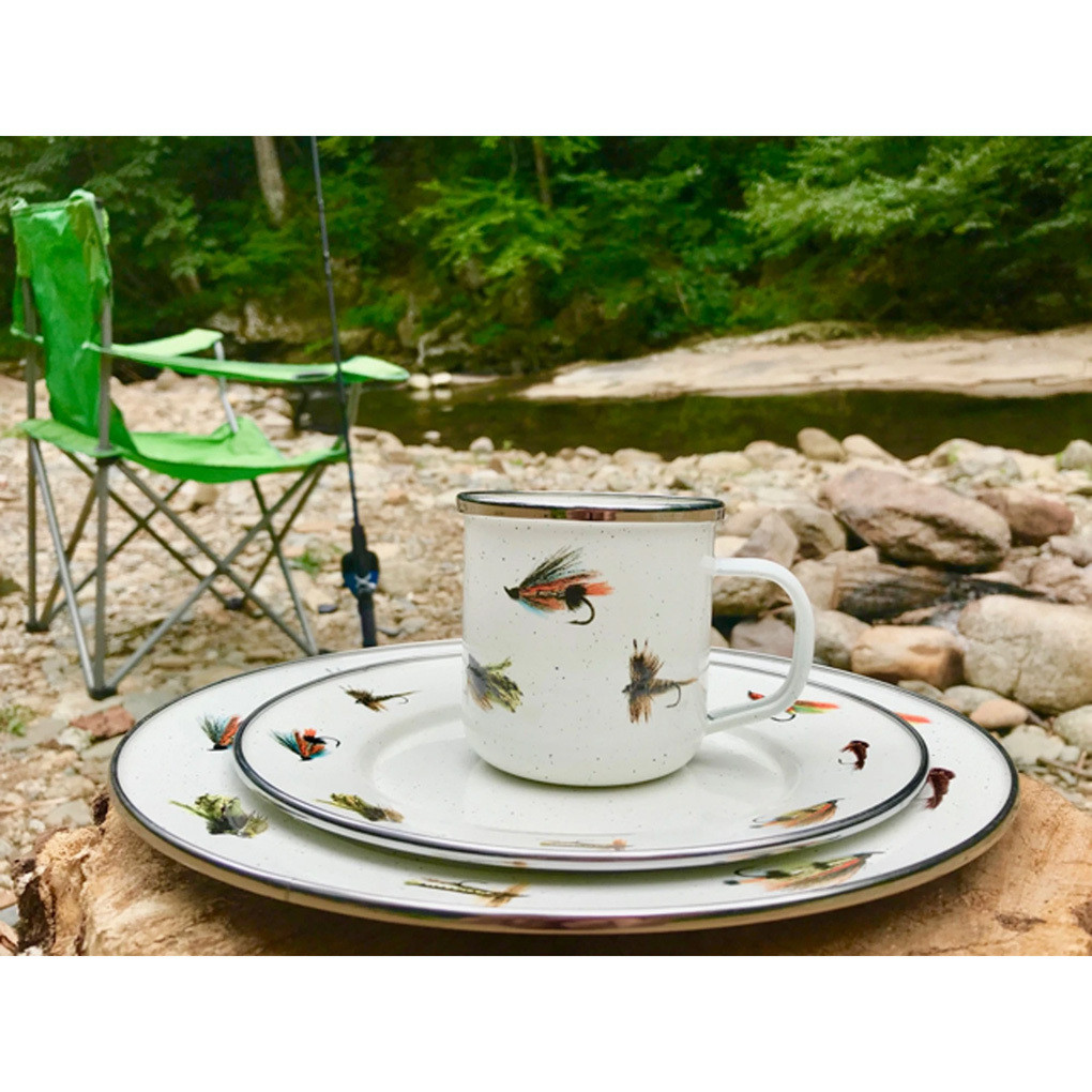 Rabbit Fishing Fly Serving Bowl - Thumbnail 4