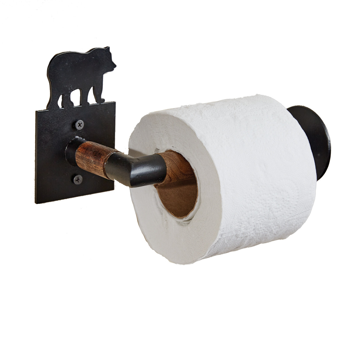 Park Designs Wild Woods Bear Toilet Tissue Holder - Thumbnail 4