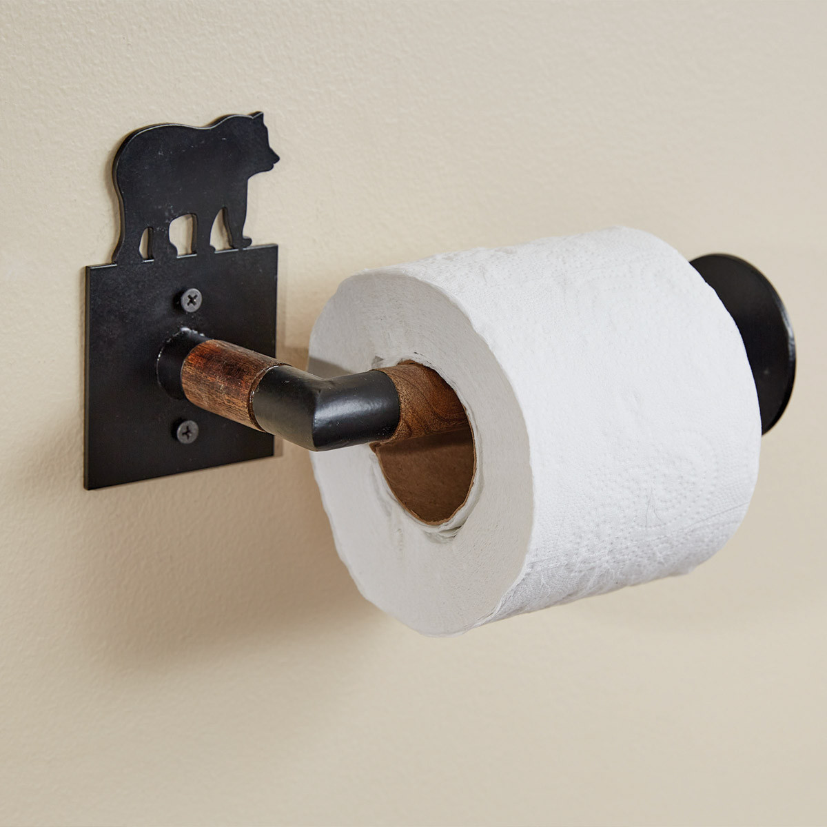 Park Designs Wild Woods Bear Toilet Tissue Holder
