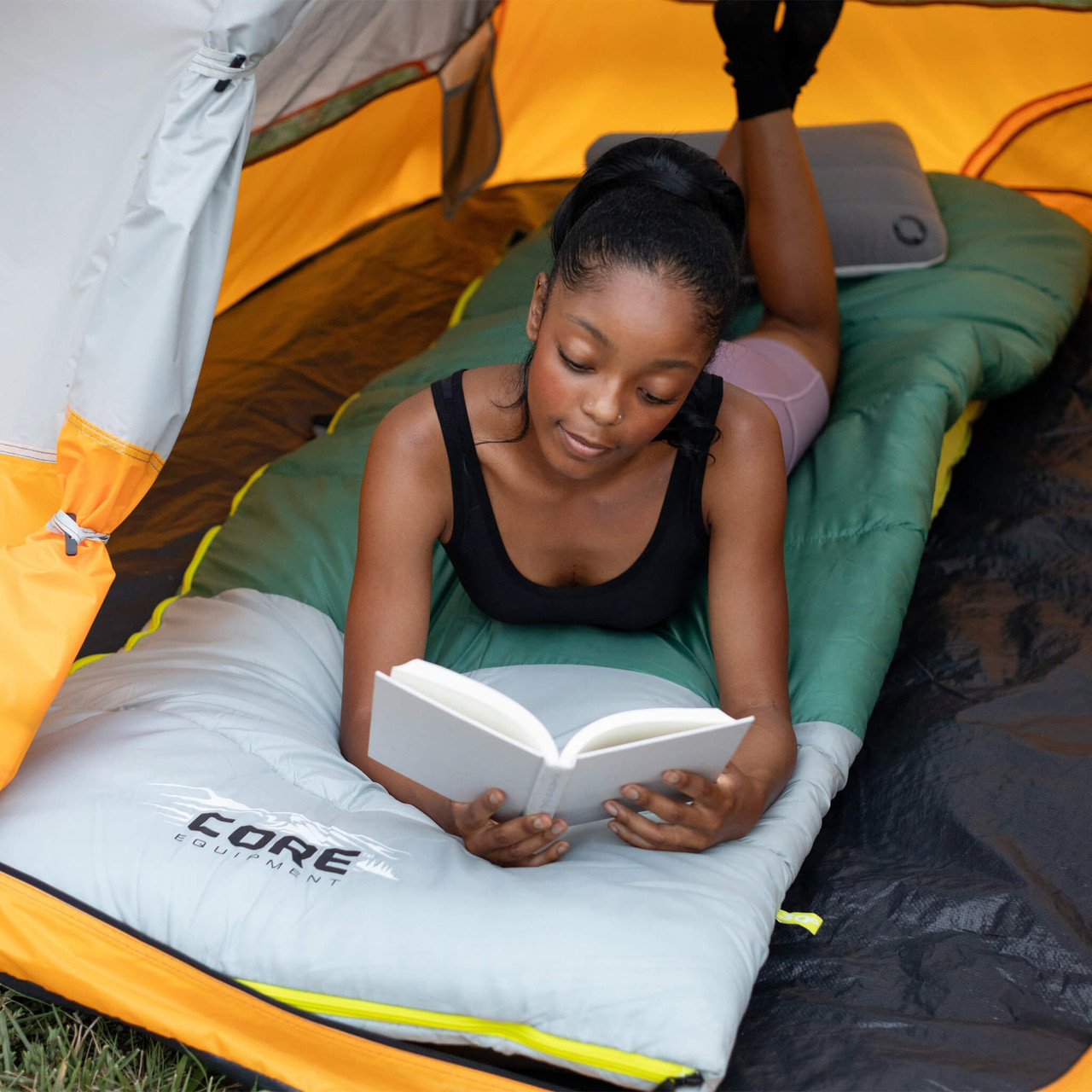 die besten festival zelte Best Sporting 2 Personen Zelt Set mit 2 Isomatten und 2 Schlafsäcken I Iglu Campingzelt Tenten Kids Vitamin Chewable Zubehör:Windsensor Size:7'X18'