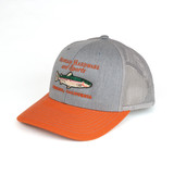 Mountain Hardware Fly Shop Hat - Trucker, Grey/Vintage Rust