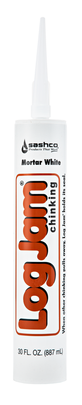 Log Jam Chinking - White White, 30oz