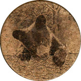 Bear Cub Cork Drink Coaster