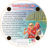 Canoeing on the Lake Cork Drink Coaster