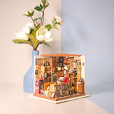 Rolife Sam's Study Library DIY Miniature Diorama Kit