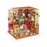 Rolife Sam's Study Library DIY Miniature Diorama Kit