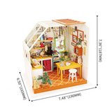 Rolife Jason's Kitchen DIY Miniature Diorama Kit