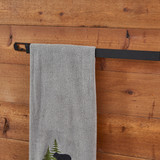 Park Design  Black Bear Towel Bar 24"