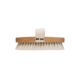 Creative Co-op Beech Wood Bath Brush with Elastic Band - Natural