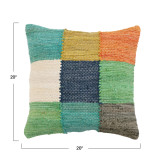 Creative Co-op Woven Cotton Dhurrie Pillow - Polyester Fill, 20"