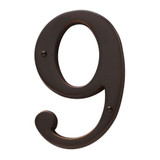 Baldwin Venetian Bronze House Number 5in  9