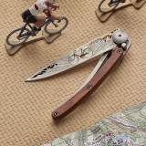 27G Knife, Coral Wood / Bicycle