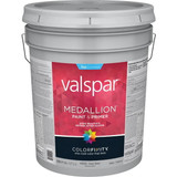 Valspar Medallion Exterior Flat Clear Base, 5 gallons