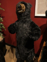 Plush Standing Black Bear - 58in