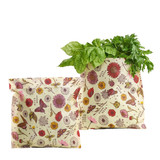 Bee's Wrap Produce Bag 2 Pack, Meadow Magic