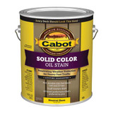 Cabot Solid Color Oil Solid Tintable Neutral Base Neutral Base Alkyd Deck Stain