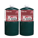 Ace Throwaway Propane Bottle 16oz, 2 pack