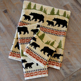 Carsten's Black Bear Towel - Bath