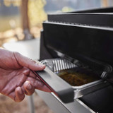 Weber Slate 22" Table Top Two-Burner Liquid Propane Outdoor Griddle - Black