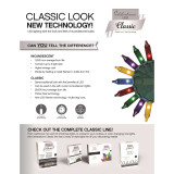 Celebrations Classic LED T5 Multicolored 100ct String Christmas Lights 24.75'