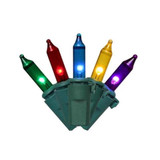 Celebrations Classic LED T5 Multicolored 300ct String Christmas Lights 74.5'