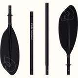 Coaster Kayak Paddle 4 Piece - Black