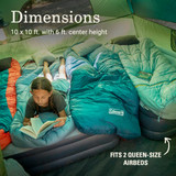 Coleman Sundome Tent - Spruce Green - 6P - in store pickup or local delivery ONLY