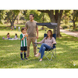 QuikChair Folding Chair with Shade - Blue