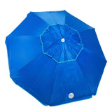 RIO Brands Tiltable Beach Umbrella Blue 84"