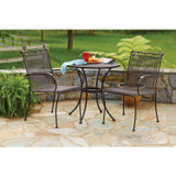 Living Accents Winston Round Steel Bistro Table 28"