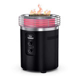 Fireside360 Round Propane Fire Pit - Steel