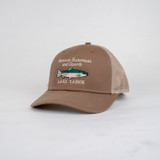 Mountain Hardware Lake Tahoe Fly Shop Cap - Trucker - Brown/Khaki