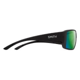 Smith Guide's Choice XL Sunglasses, Matte Black with ChromaPop Glass Polarized Green Mirror