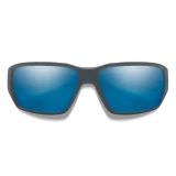 Smith Hookset Sunglasses, Matte Slate with ChromaPop Glass Polarized Blue Mirror