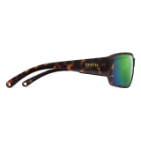 Smith Hookset Sunglasses, Matte Tortoise with ChromaPop Glass Polarized Green Mirror
