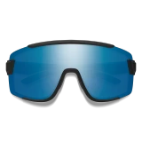 Smith Wildcat Sunglasses, Matte Black with ChromaPop Polarized Blue Mirror