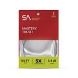 Scientific Anglers Mastery Trout Leader, 5X 9' 3pk