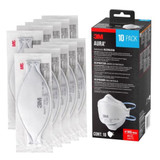3M Aura N95 Dust Protection Particulate Respirator 9205+ -  White, 10ct