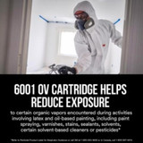 3M N95 Sanding and Lead Paint Removal Replacement Cartridge 6000 - Gray, 1 set