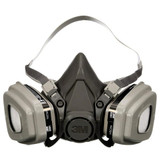 3M P95 Paint Project Half Face Respirator 6000-Series Valved - Black, Large