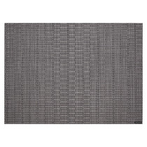 Thatch Rectangle Placemat, Pewter - 14x19