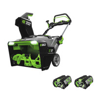 Ego 21in Single Stage Snowblower with 2 batteries and charger