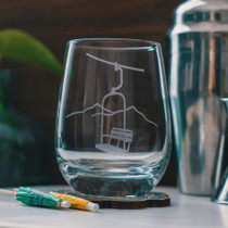 Chairlift Stemless Wine Glass