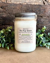 Our Rustic Heart Nature's No Fly Zone Mason Jar Candle - Large